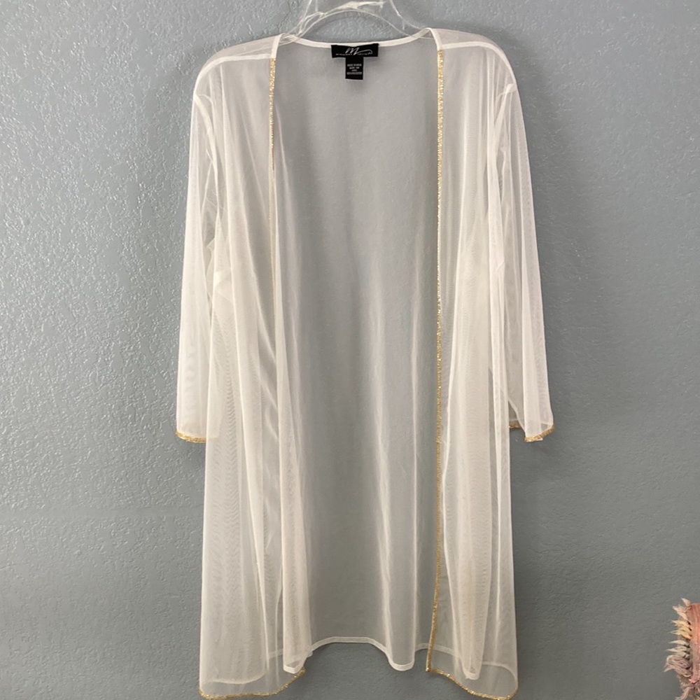 3/$15 Midnight Velvet Robe/Caftan 2X